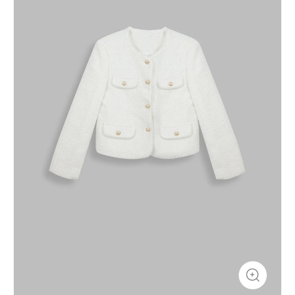 April Ivory Button Up Jacket - Picture 6 of 7
